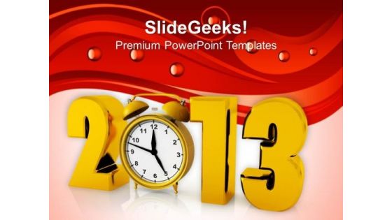 Approaching New Year Business PowerPoint Templates Ppt Backgrounds For Slides 1212