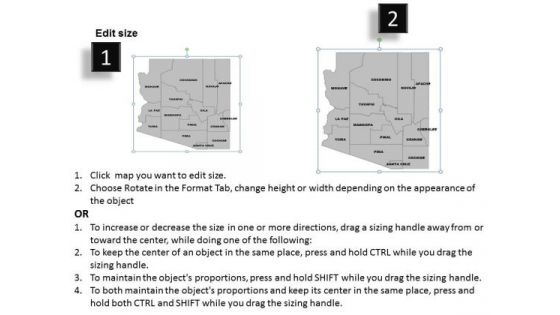 Arizona PowerPoint Maps