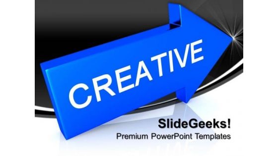 Arrow With Word Creative PowerPoint Templates And PowerPoint Themes 0912