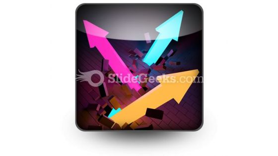 Arrows Breaking PowerPoint Icon S