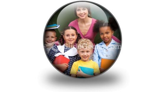 At School PowerPoint Icon C