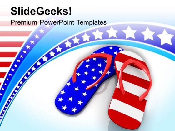 Australian Flag National Patriotic Theme PowerPoint Templates Ppt Backgrounds For Slides 0413