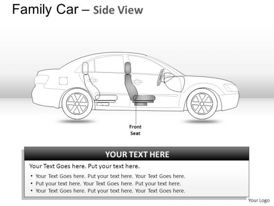 Automobile Red Family Car PowerPoint Slides And Ppt Diagram Templates