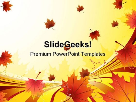 Autumn Nature PowerPoint Template 1010