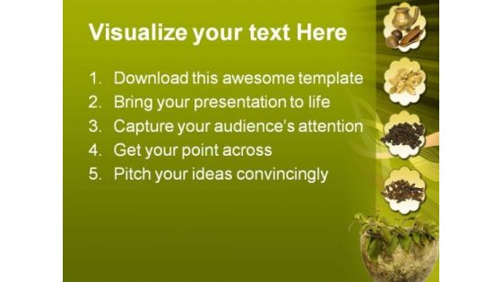 Ayurveda Medical PowerPoint Template 0610