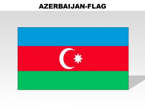 Azerbaijan Country PowerPoint Flags