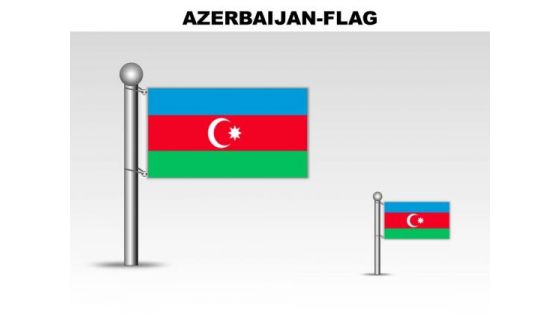 Azerbaijan Country PowerPoint Flags