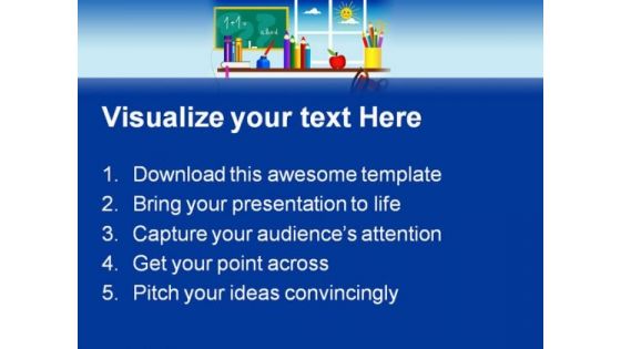 Back To School01 Education PowerPoint Backgrounds And Templates 1210