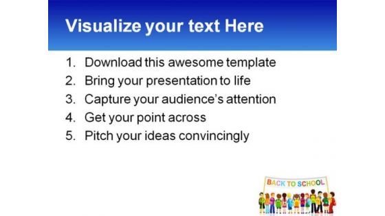 Back To School02 Education PowerPoint Template 1110