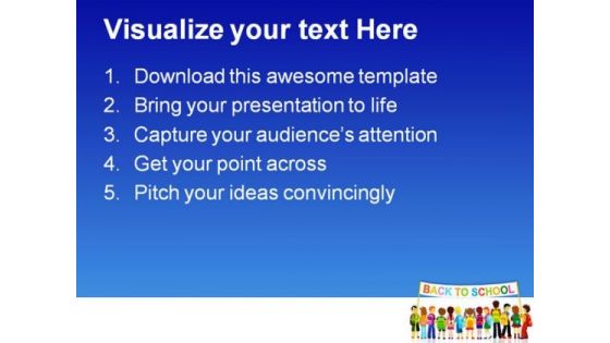 Back To School02 Education PowerPoint Template 1110