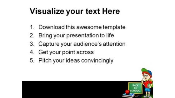 Back To School03 Education PowerPoint Template 0810