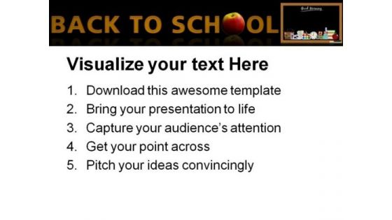 Back To School04 Education PowerPoint Template 0810
