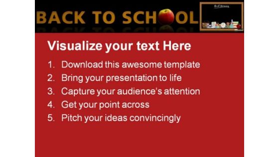 Back To School04 Education PowerPoint Template 0810