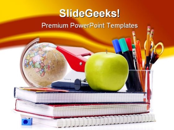 Back To School04 Education PowerPoint Template 1010