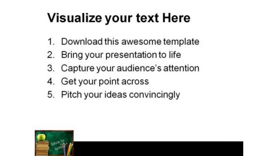 Back To School05 Education PowerPoint Template 0810