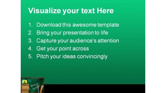 Back To School05 Education PowerPoint Template 0810