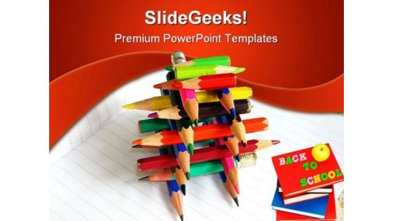 Back To School Education PowerPoint Template 0910