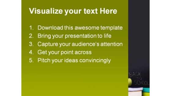 Back To School Education PowerPoint Template 1110