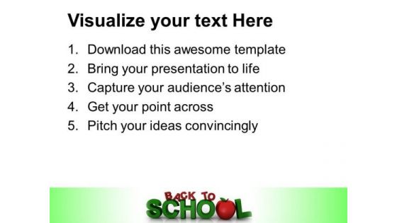 Back To School Education PowerPoint Templates And PowerPoint Themes 0712