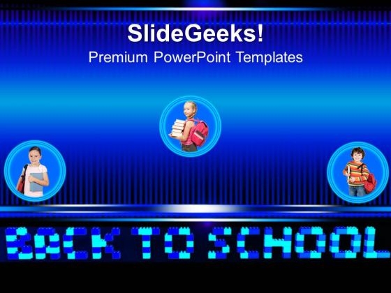 Back To School Word With Lego Blocks Education PowerPoint Templates And PowerPoint Themes 1012