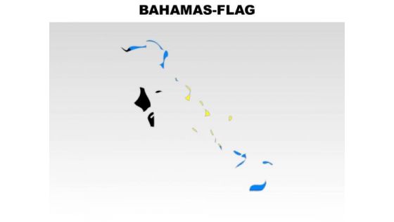 Bahamas Country PowerPoint Flags