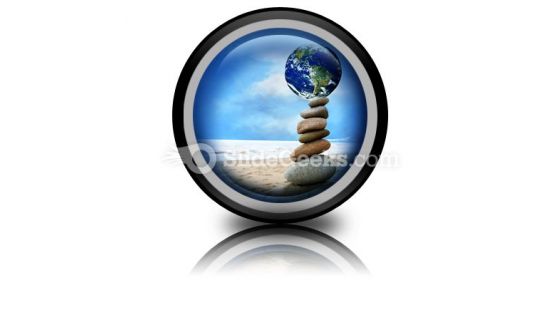 Balanced World PowerPoint Icon Cc