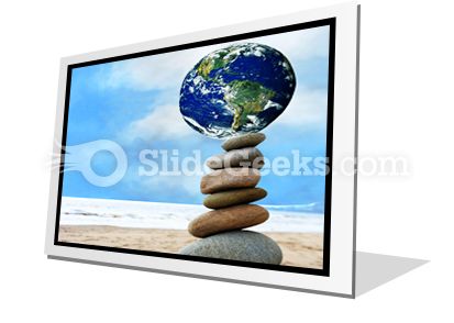 Balanced World PowerPoint Icon F