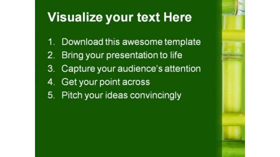 Bamboo Borders Nature PowerPoint Themes And PowerPoint Slides 0511