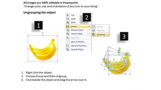 Bananas PowerPoint Templates Fruits Ppt Slides