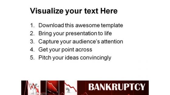 Bankruptcy Finance Business PowerPoint Backgrounds And Templates 1210