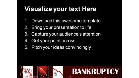 Bankruptcy Finance Business PowerPoint Backgrounds And Templates 1210