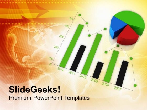 Bar Chart And Pie Chart Business PowerPoint Templates Ppt Backgrounds For Slides 0413