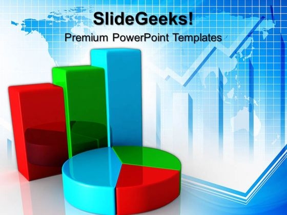 Bar Graph And Pie Chart Global PowerPoint Templates And PowerPoint Themes 0612