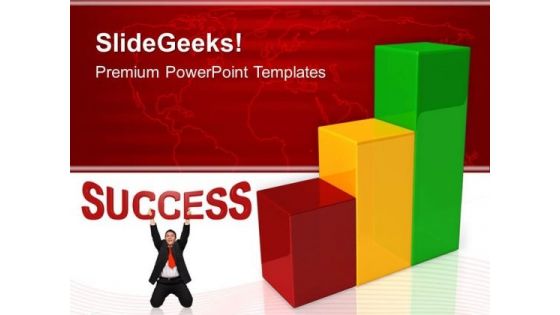 Bar Graph Global Success PowerPoint Templates And PowerPoint Themes 0512