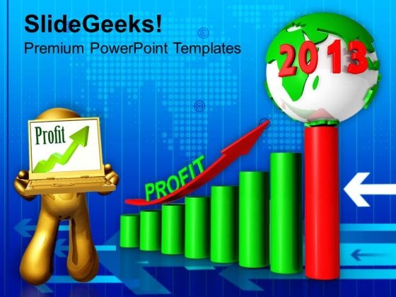 Bar Graph Showing Profit Year Business PowerPoint Templates Ppt Backgrounds For Slides 1212