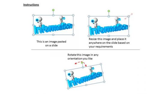 Basic Marketing Concepts 3d People Announcing Information Business