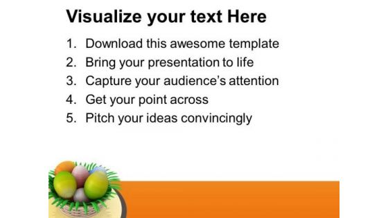 Basket Full With Surprise Eggs PowerPoint Templates Ppt Backgrounds For Slides 0813