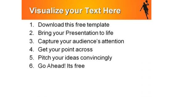 Basketball Sports PowerPoint Template