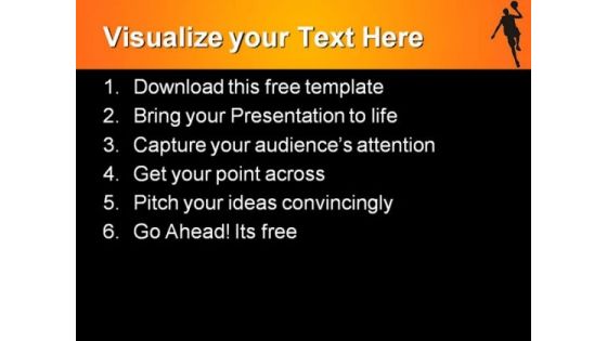 Basketball Sports PowerPoint Template