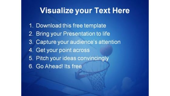 Basketball Game PowerPoint Template