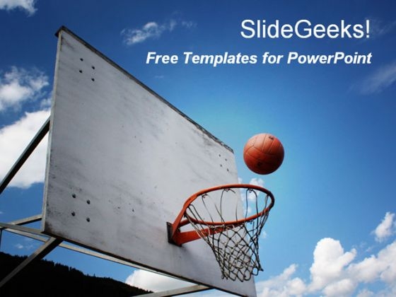 Basketball Game PowerPoint Template
