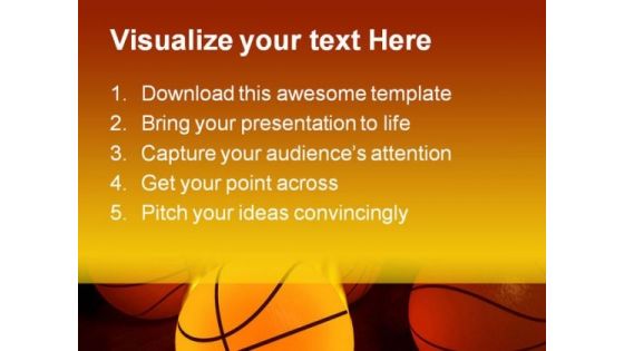 Basketball Sports PowerPoint Themes And PowerPoint Slides 0411