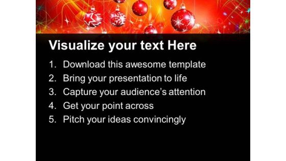 Baubles Christmas Festival PowerPoint Templates Ppt Backgrounds For Slides 1112