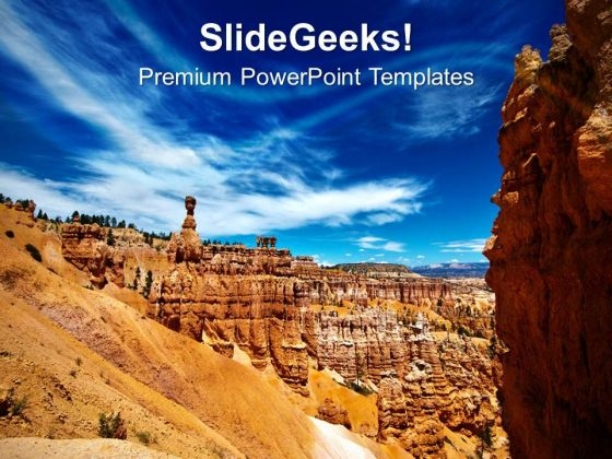 Bay Of Desert Theme PowerPoint Templates Ppt Backgrounds For Slides 0613