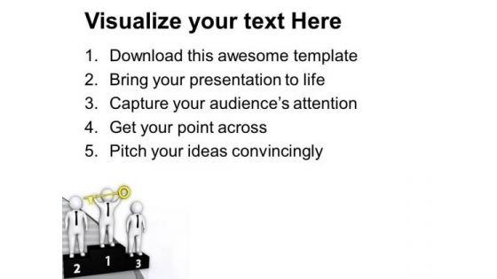 Be A Winner In Business PowerPoint Templates Ppt Backgrounds For Slides 0813