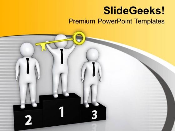 Be A Winner In Business PowerPoint Templates Ppt Backgrounds For Slides 0813