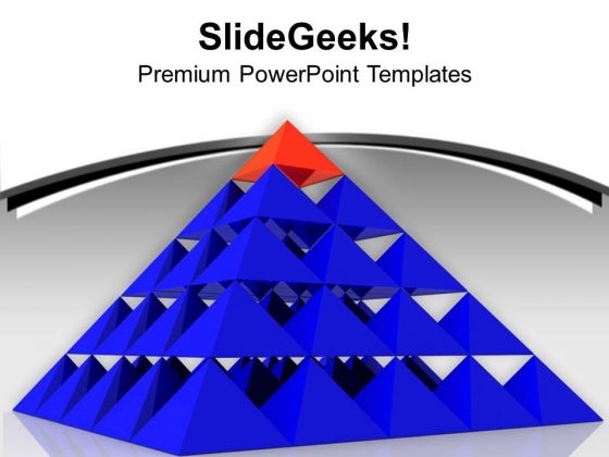 Be On Top Position In Business PowerPoint Templates Ppt Backgrounds For Slides 0613
