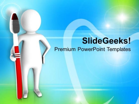 Be Ready For The Oral Health PowerPoint Templates Ppt Backgrounds For Slides 0713