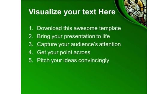 Be Strong Christian PowerPoint Templates And PowerPoint Themes 0712