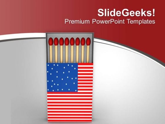 Be Together Like Matchsticks PowerPoint Templates Ppt Backgrounds For Slides 0513